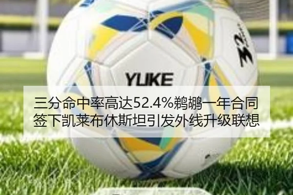 三分命中率高达52.4%鹈鹕一年合同签下凯莱布休斯坦引发外线升级联想
